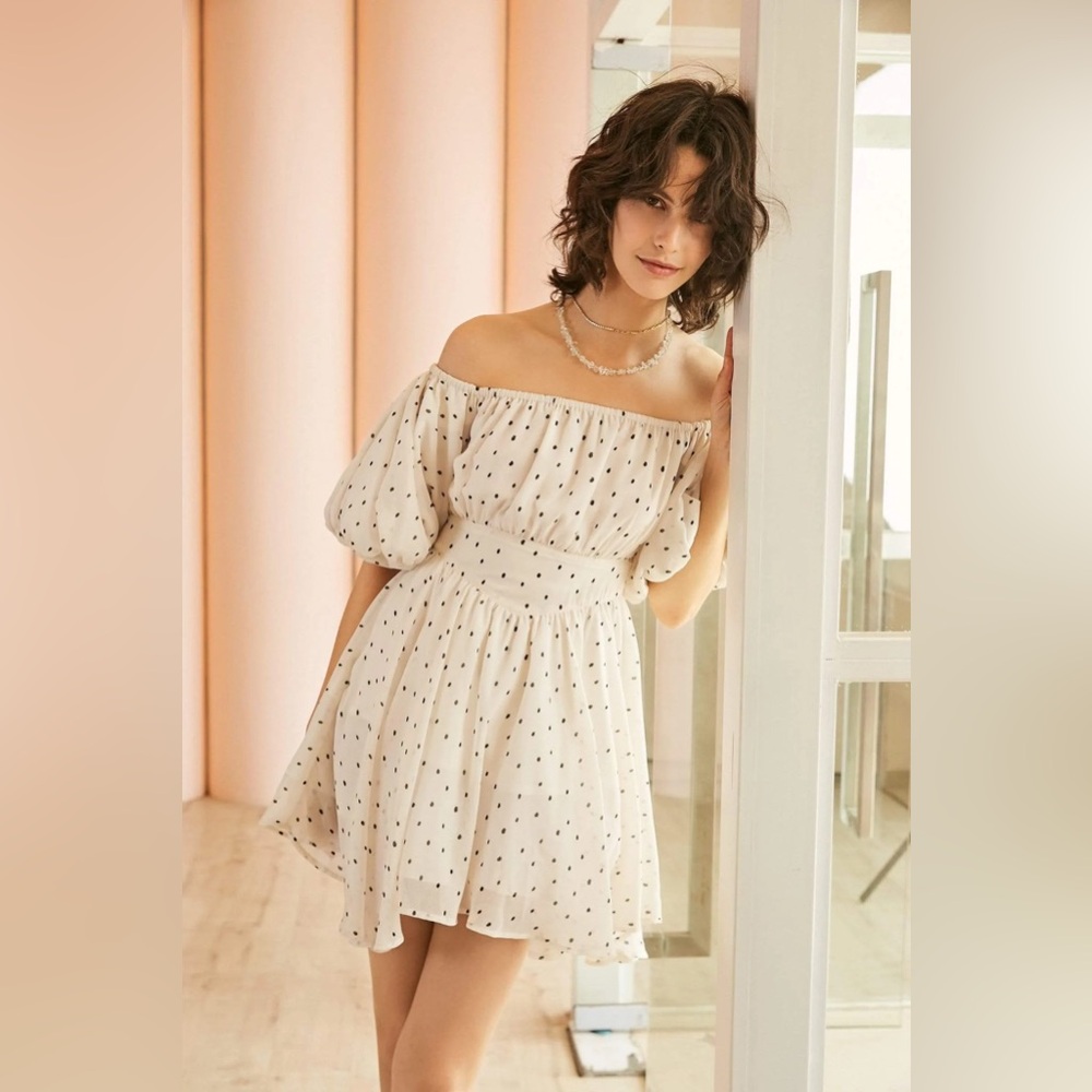 J.ING | Ivory Garland Garden Dress